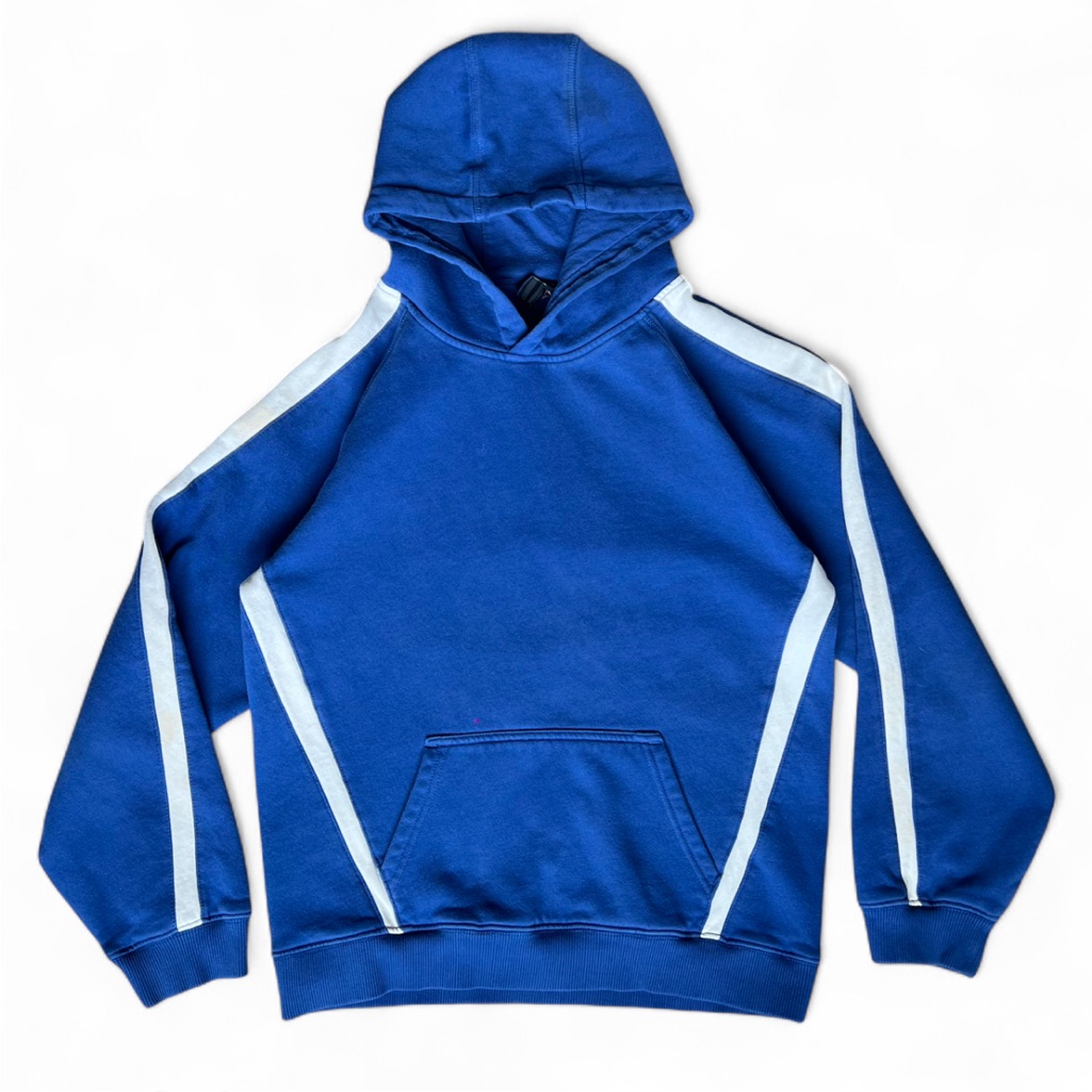 SportTek Blue And White Athletic Hoodie